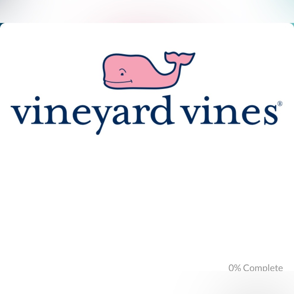 Vineyard Vines Pink Whale Emblem